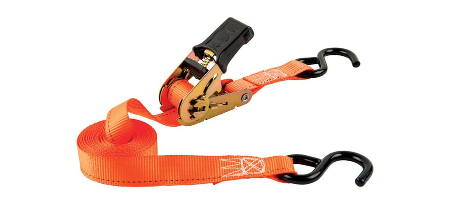 Keeper 13 ft. L W x 1 in. Orange Racheting Tie Down Strap 400 lb. 1 pk