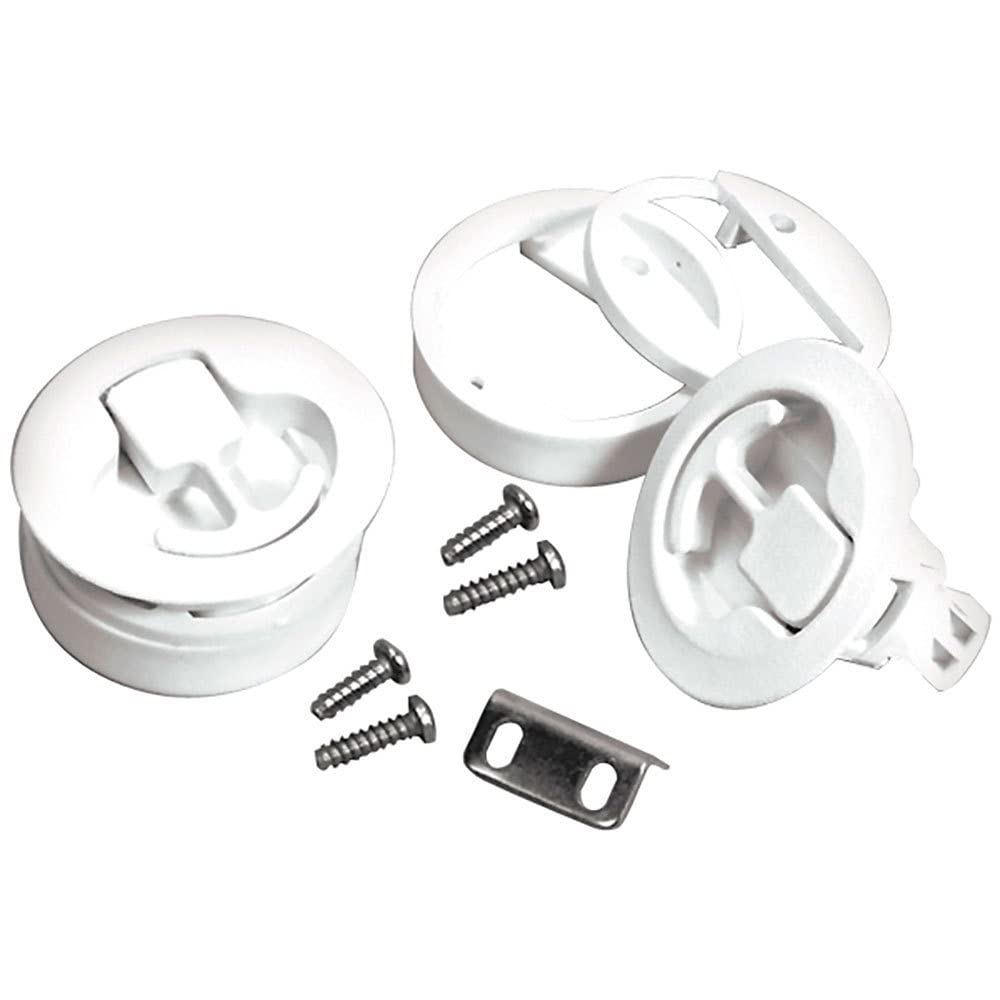 SLAM Latch T-H Marine Flush 1-1/16-7/8 WH