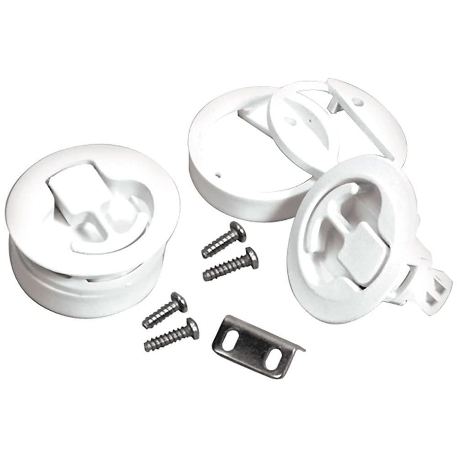 SLAM Latch T-H Marine Flush 1-1/16-7/8 WH