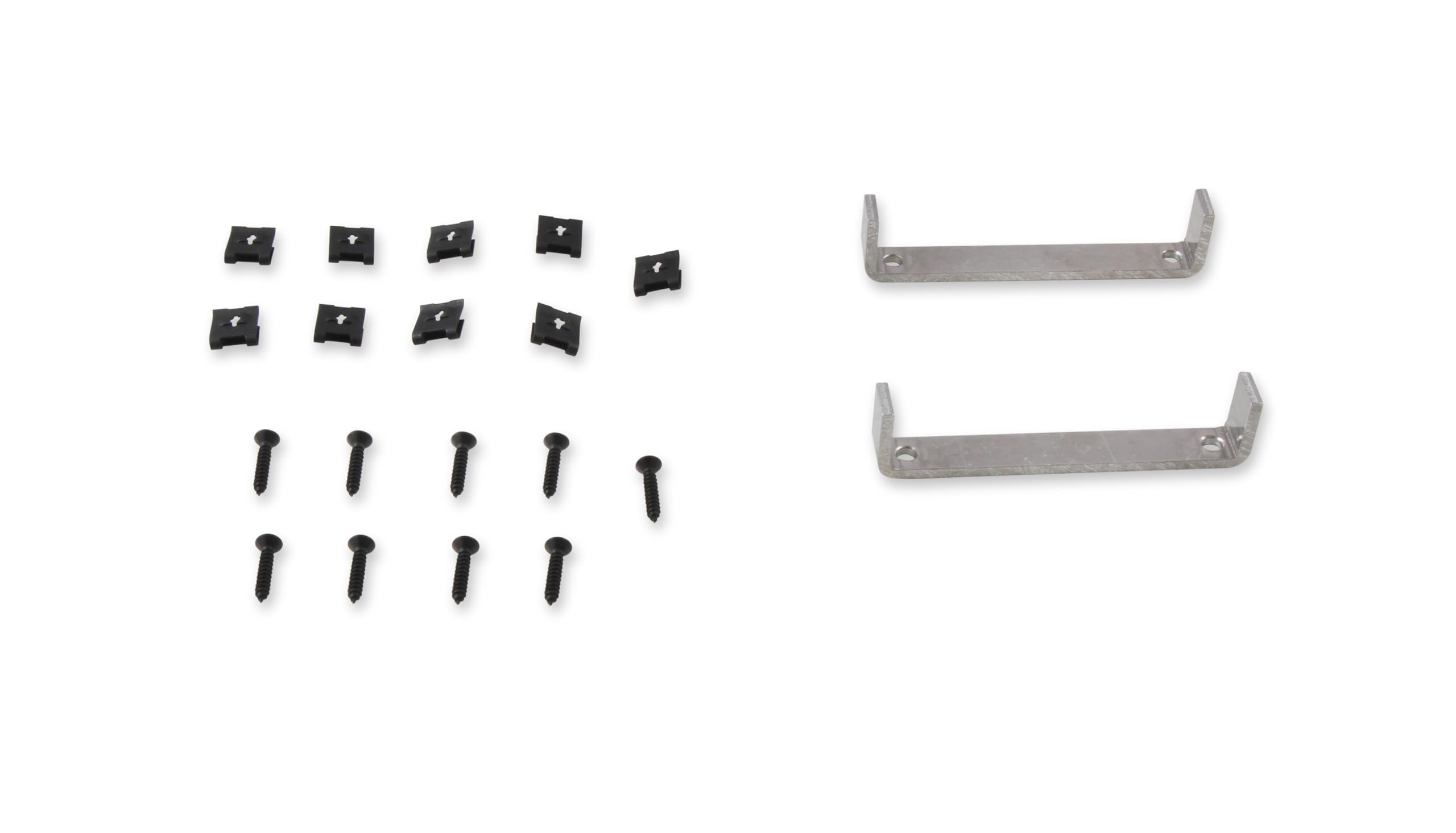 Dash Bezel Holley EFI 553-396 without A/C Vent Openings - Black