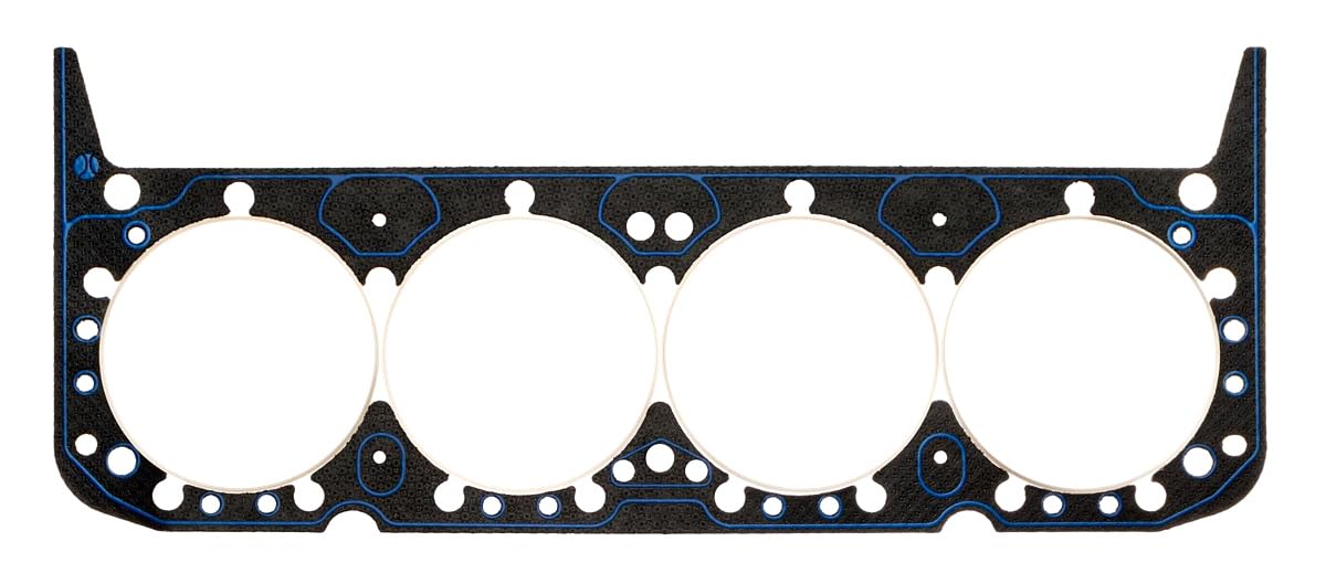 SCE Cylinder Head Gasket, SCE Gaskets Vulcan Cut Ring, 4.200 in Bore, 0.051 in Compression Thickness, Steel Core Laminate