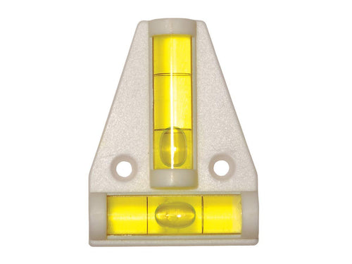 Two Way RV Designer E411 Bubble Level, 2-1/2 inch x 1-3/4 inch, 2 Per Pack, Exterior Hardware
