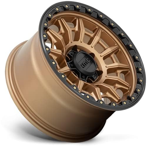 KMC Wheels 17X9 CARNAGE 6X5.54.53 -12mm MATTE BRONZE WITH BLACK LIP - KM54779068612N