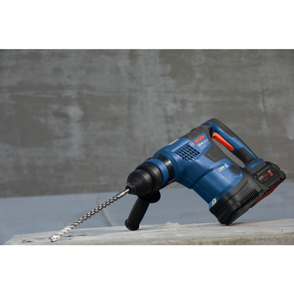 BOSCH 18V GBH18V-34CQB24 PROFACTOR™ Connected-Ready SDS-plus® Bulldog™ 1-1/4 In. Rotary Hammer with (2) CORE18V® 8 Ah High Power Batteries