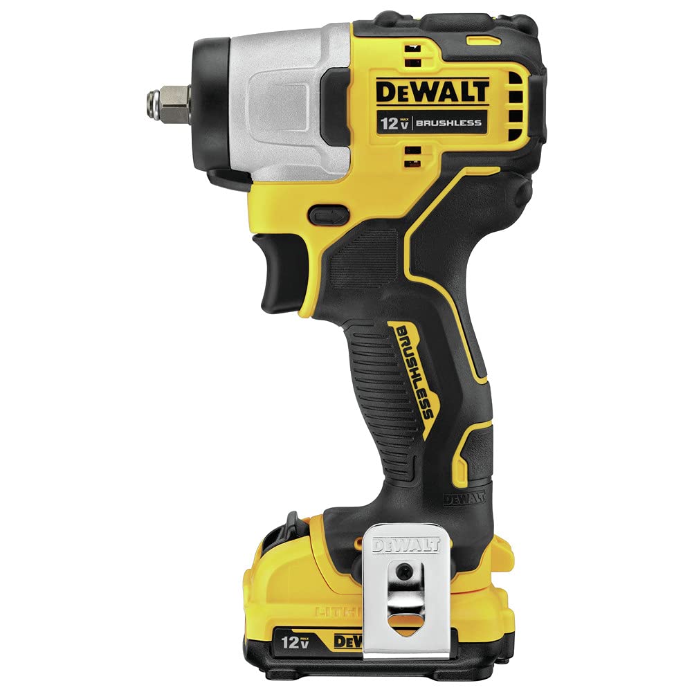 DEWALT 12V MAX* XTREME Impact Wrench, Cordless Kit, 3/8-Inch (DCF902F2)