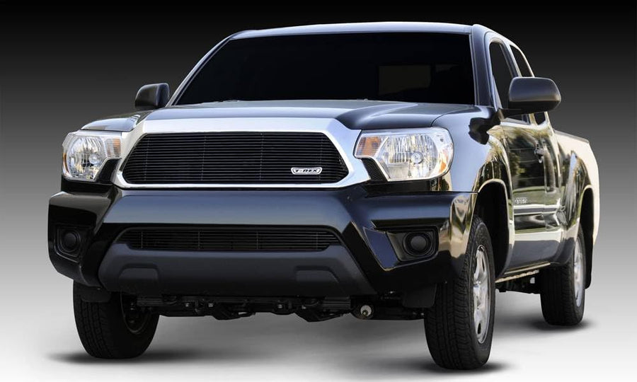 2012-2015 Tacoma T-Rex Grilles Billet Grille, Black, 1 Pc, Insert - PN #20938B