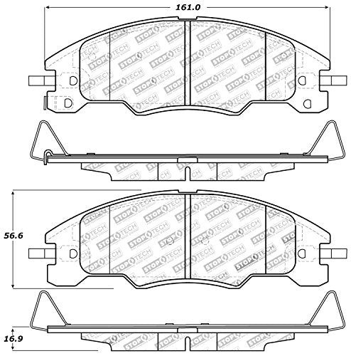 Sport Brake Pads StopTech 309.13390 with Shims and Hardware