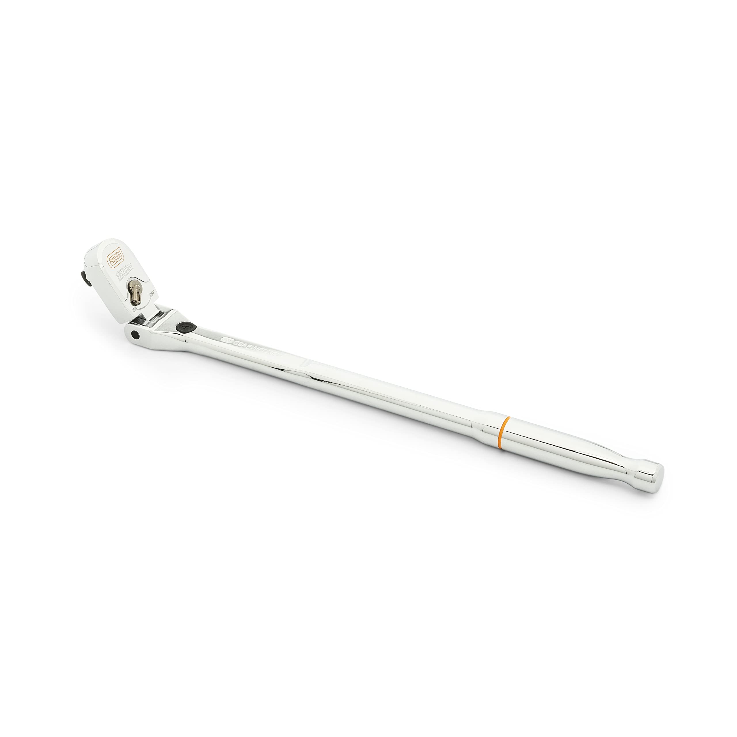3/8" Drive GEARWRENCH 120XP Locking Flex Head Ratchet with Full Polish Grip - 81297