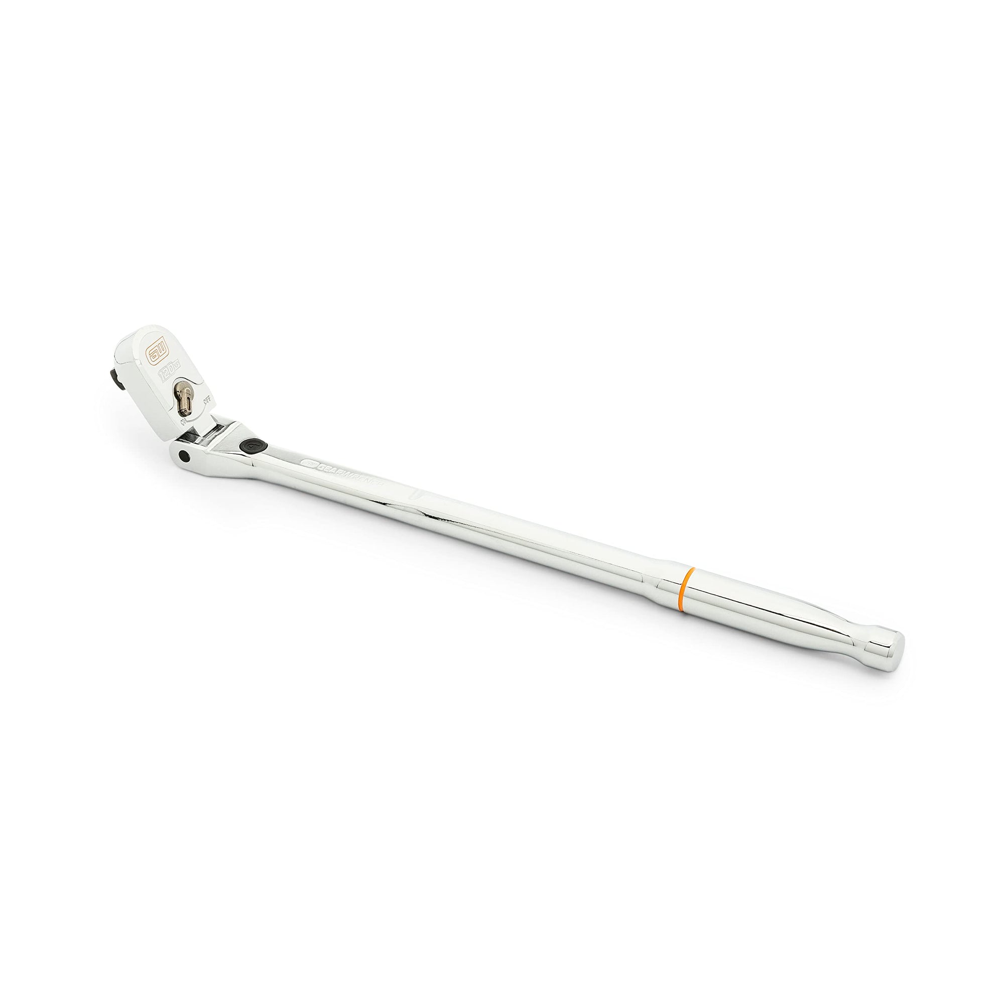 3/8" Drive GEARWRENCH 120XP Locking Flex Head Ratchet with Full Polish Grip - 81297
