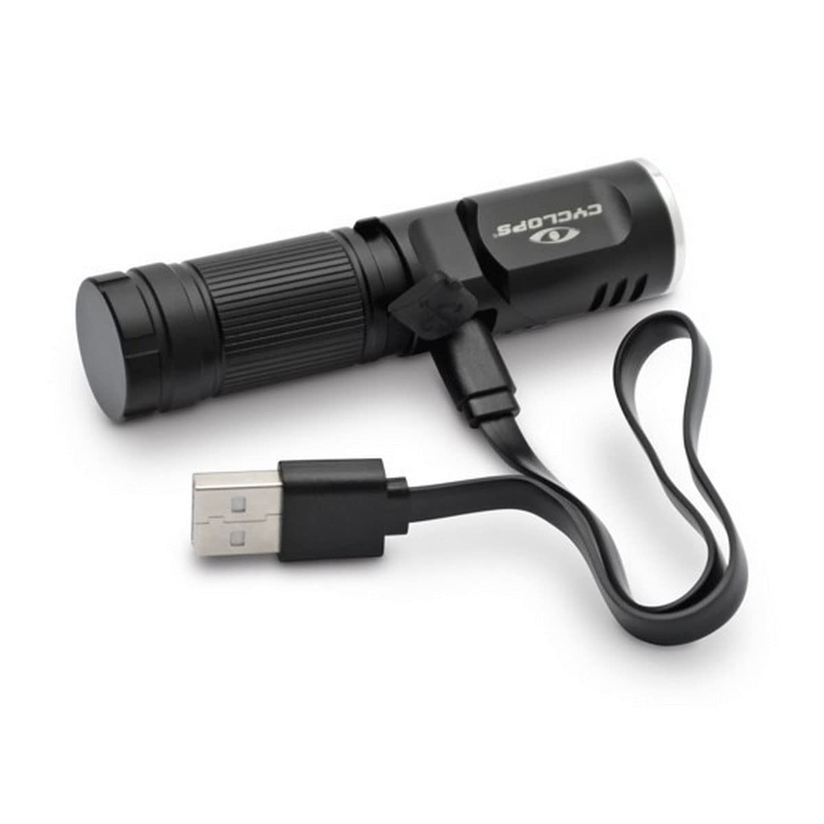 Pocket Cyclops 400 Lumens Rechargeable Flex Flashlight with Swivel Head for Camping, Hiking, Emergency