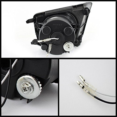 LED Fog Lights Black/Clear Spyder Auto 5075154