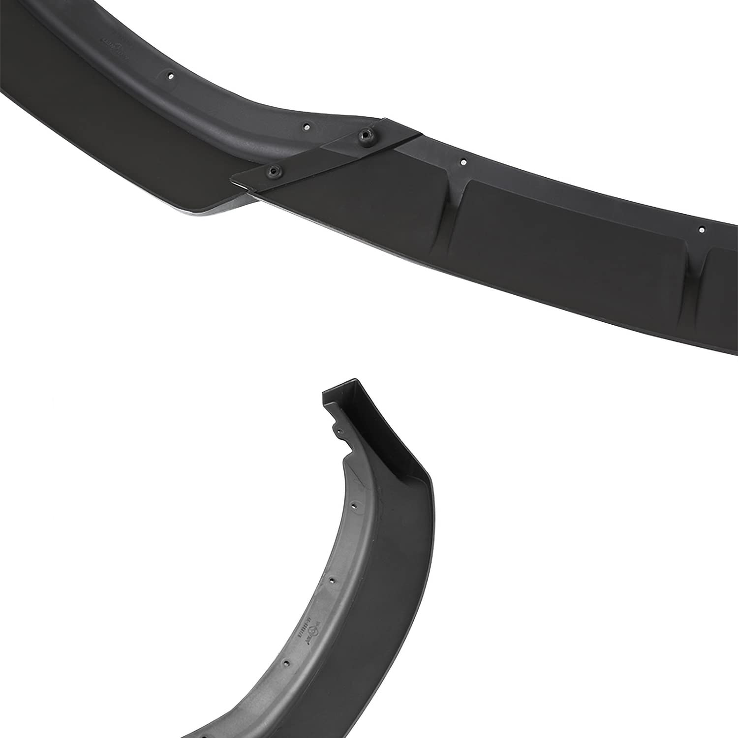 Glossy Black Spec-D Tuning Front Bumper Lip Spoiler Splitter Compatible with 2016-2019 BMW 3 Series F30 F35 328i 330i