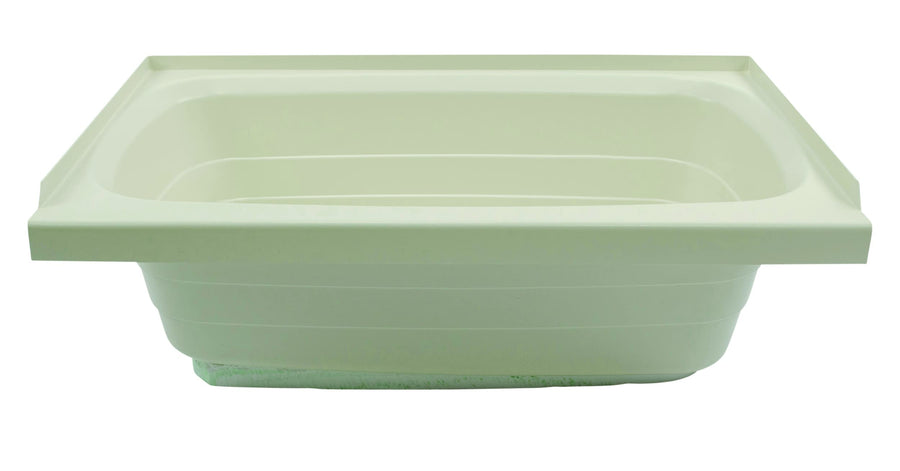 24" x 36" Lippert Replacement Parchment Bathtub with Right Drain, Scratch-Resistant ABS Acrylic for RVs, Travel Trailers, 5th Wheels, Motorhomes - P2436RHSPK