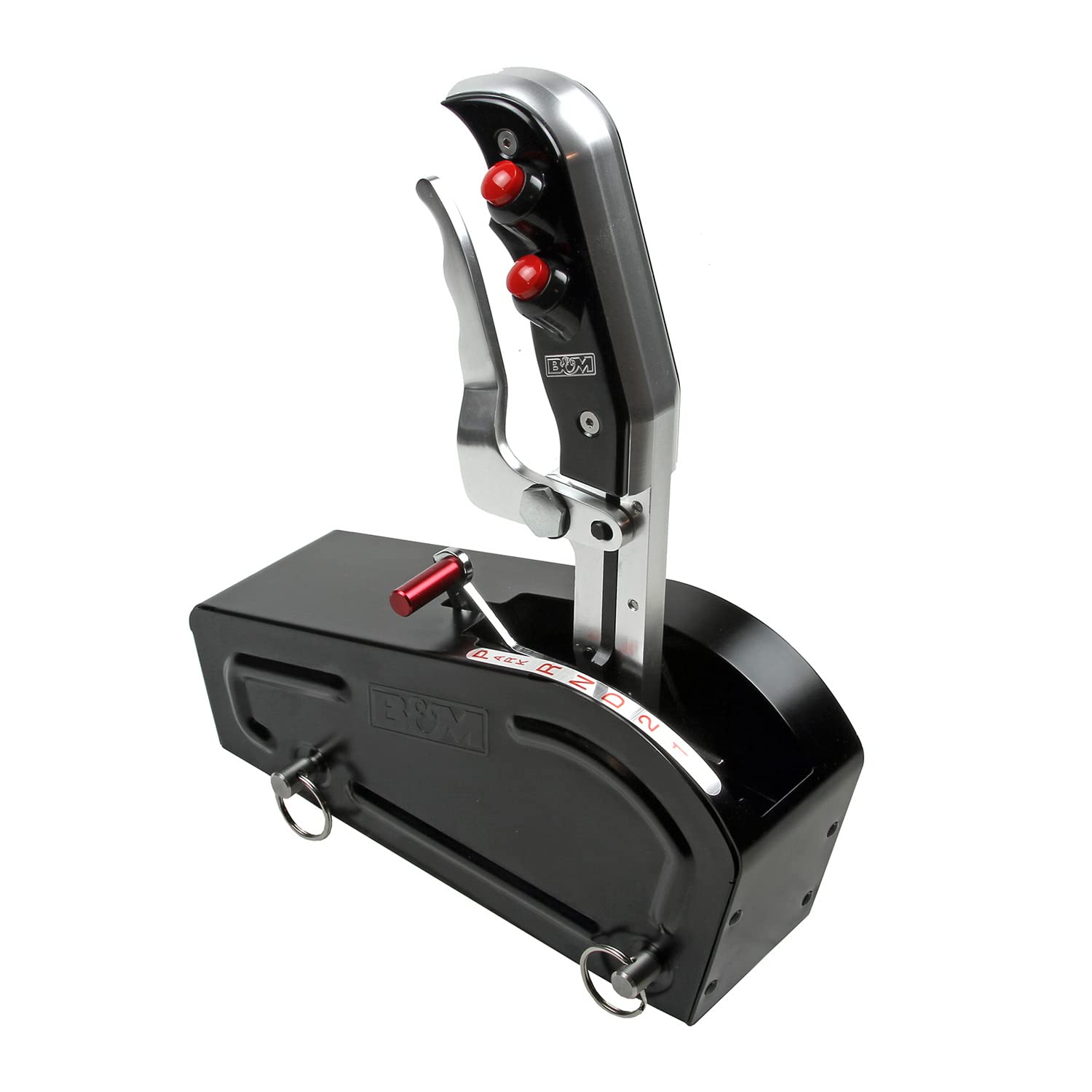 Automatic Gated Shifter B&M 81104 - Dual Button Magnum Grip Stealth Pro Stick - Two Tone