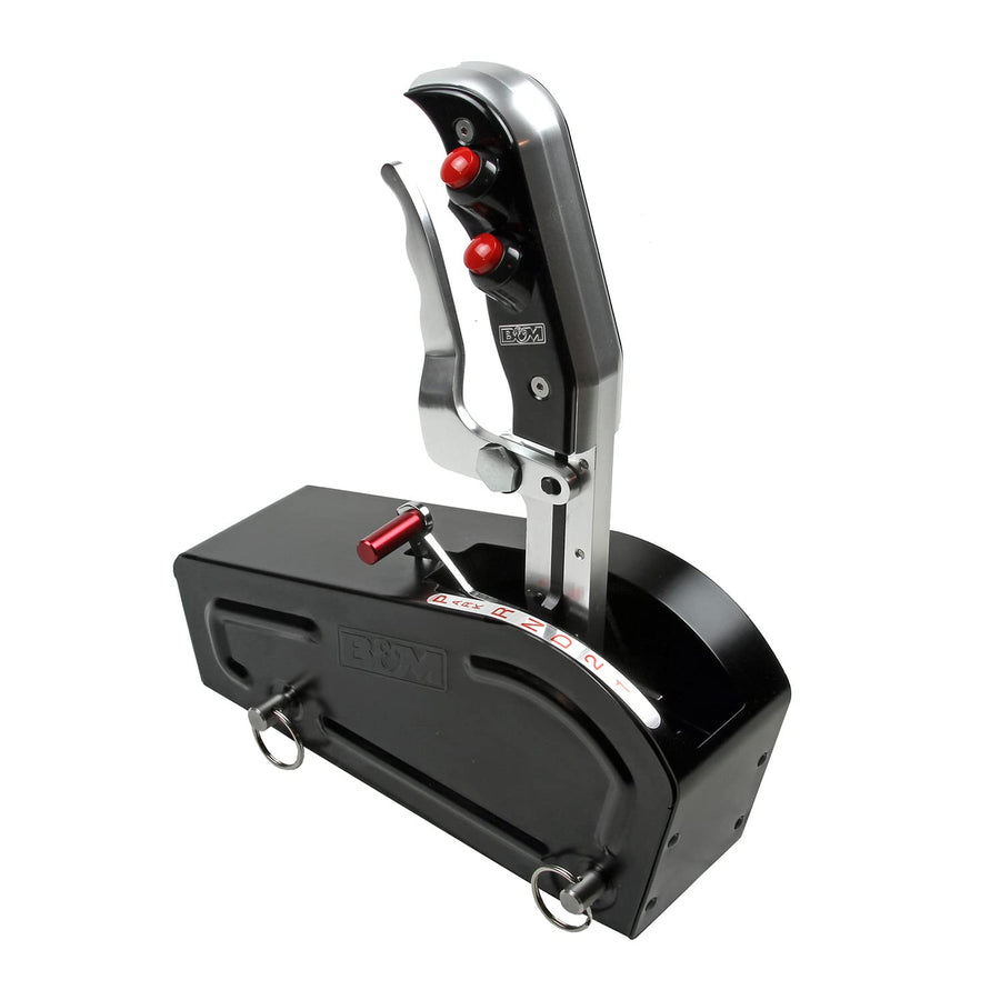 Automatic Gated Shifter B&M 81104 - Dual Button Magnum Grip Stealth Pro Stick - Two Tone