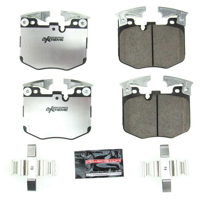 Power Stop Z26 Street Warrior Front Brake Pad Set Carbon Fiber Ceramic Z26-1867