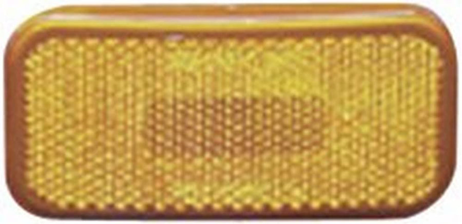 003-59 CREATIVE PRO Fasteners Unlimited 12 V Amber Rectangular Clearance Light with Rounded Corners
