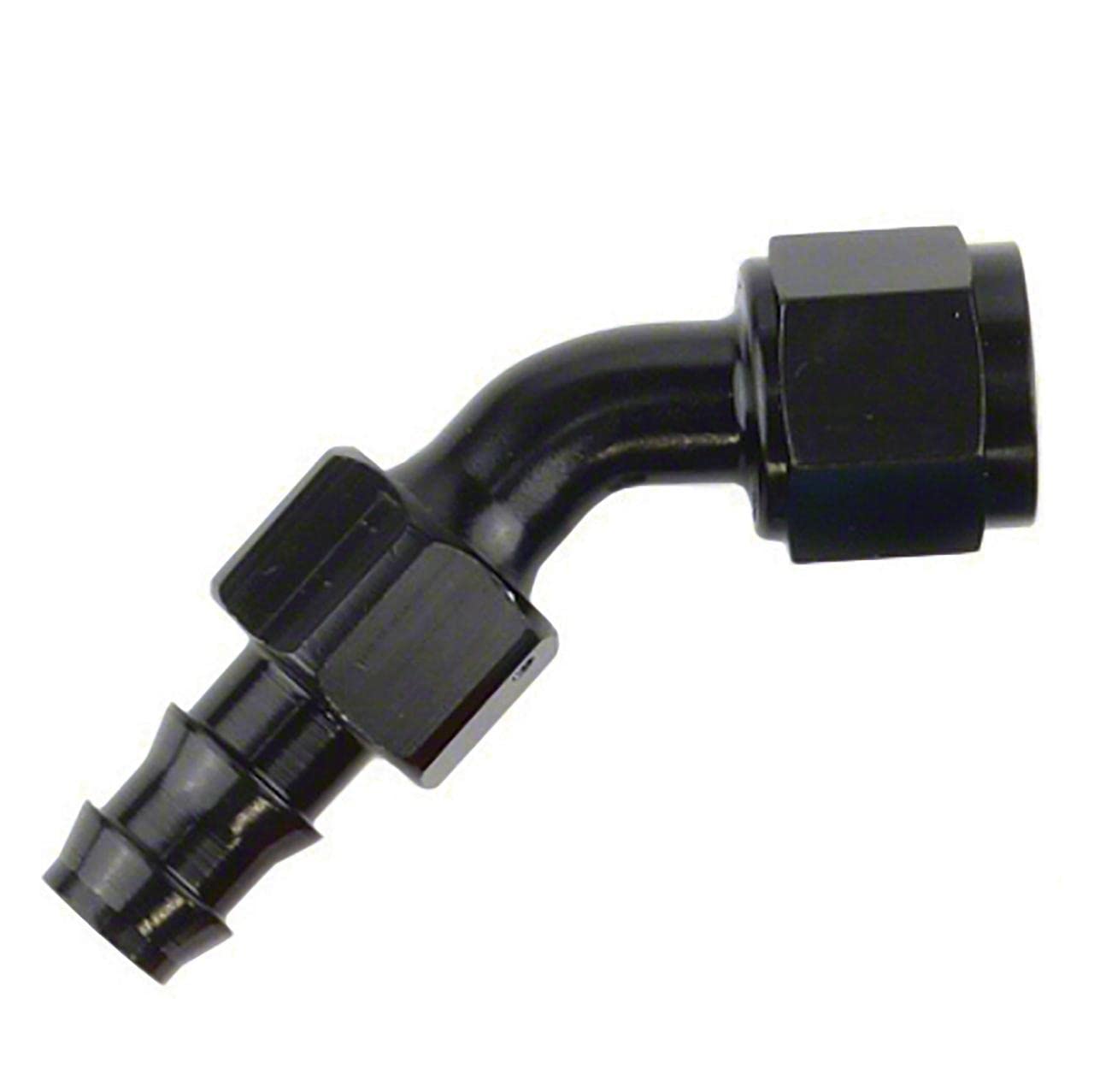 520445BK Speedfx -4an X 45 Blk Push-on Hose End