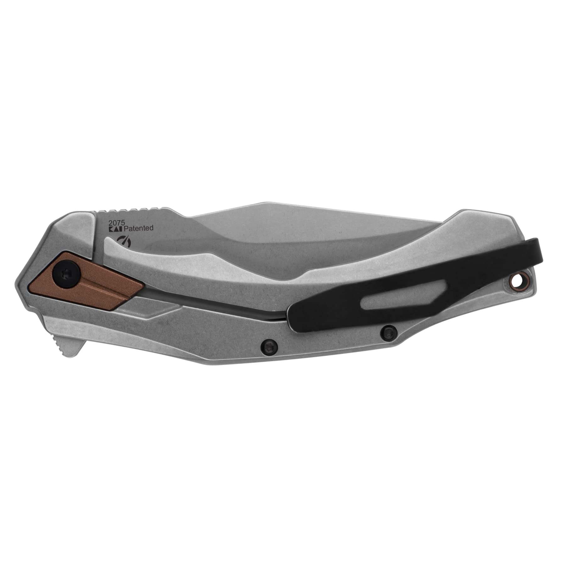 Payout Kershaw Folding Pocket Knife, 3.5 Inch Blade with SpeedSafe Assisted Opening, Frame Lock (2075), Steel