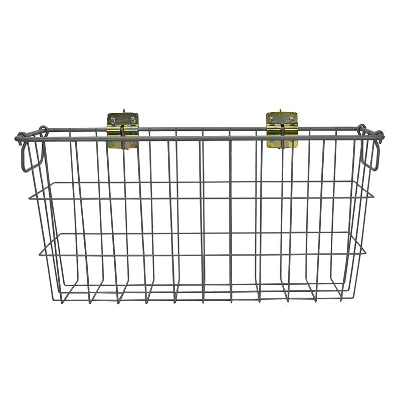 Steel Medium Track Basket, 12" H x 24" W x 6" D