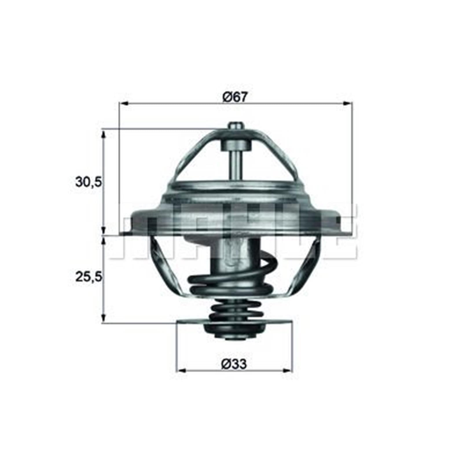 Thermostat MAHLE TX2771D Insert
