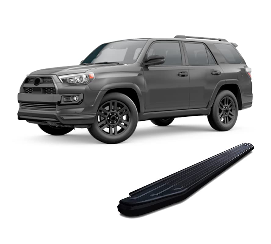 Peerless Black Horse Running Boards Compatible with 2014-2020 Toyota 4Runner|2010-2024 Toyota 4Runner LTD-PR-TY4RBK