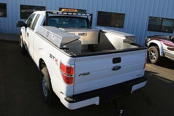 Low Side Tool Box 65X16X16 with Smooth Aluminum Base/Diamond Plate LID