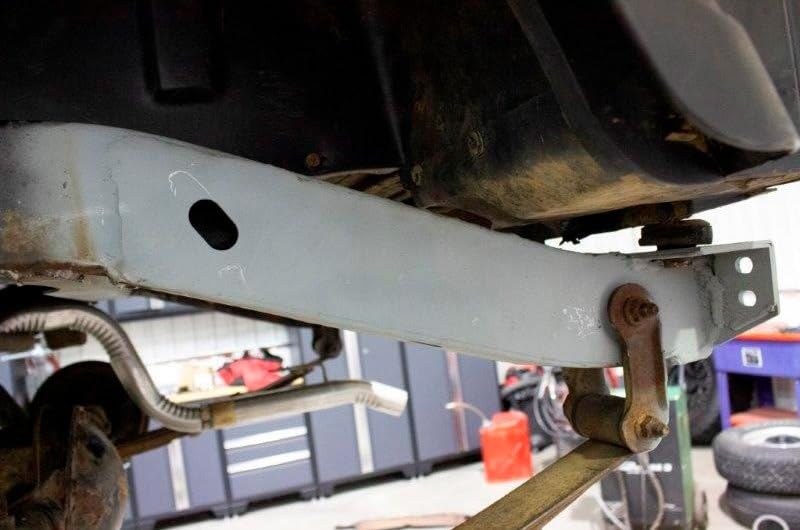 YJ Rust Buster Rear Shackle Mount Section - Left Side