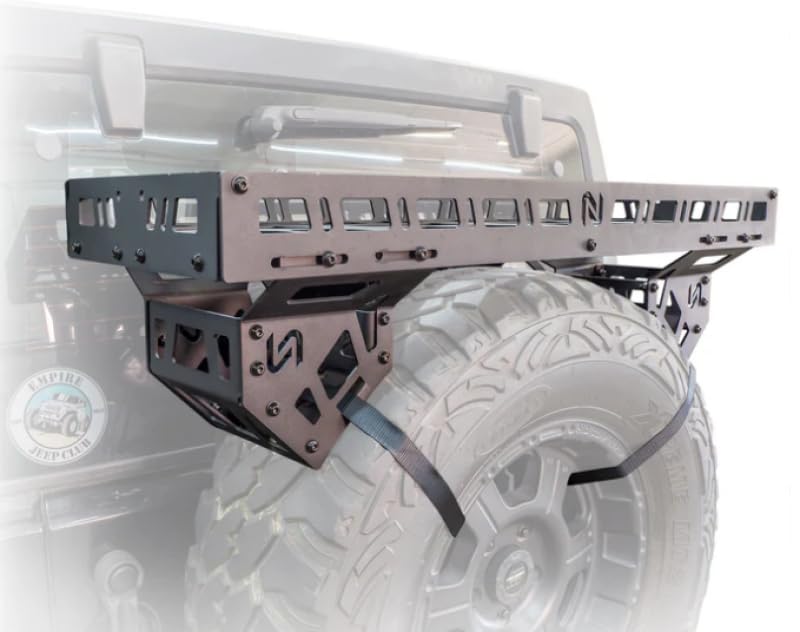 Offroad Spare Tire Storage Rack - Universal Offroad Ice Chest Carrier
