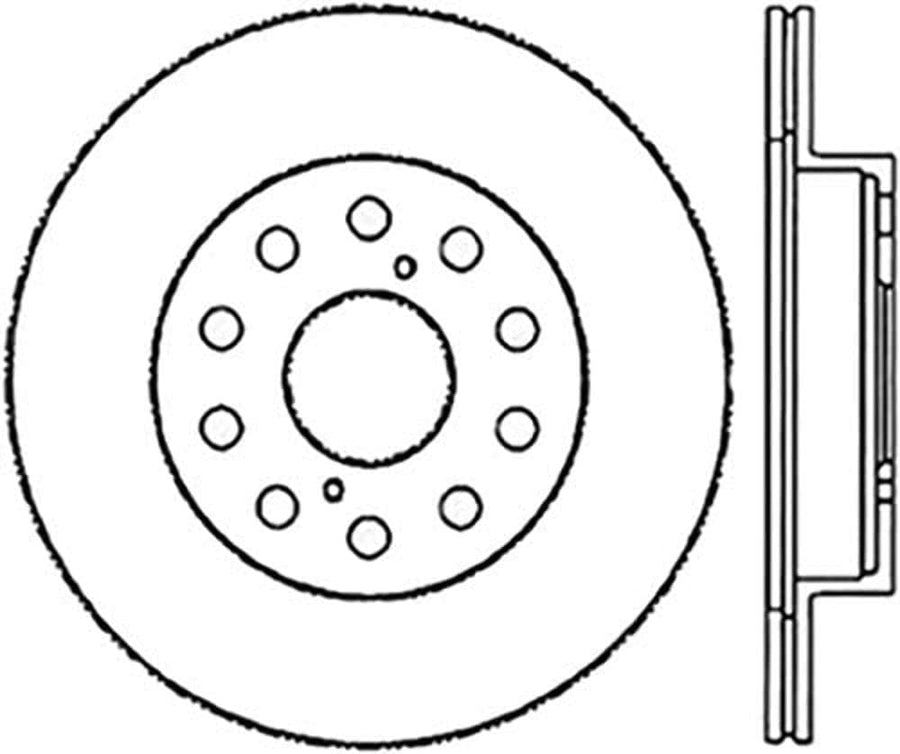 Brake Rotor Premium Centric Parts 120.44072