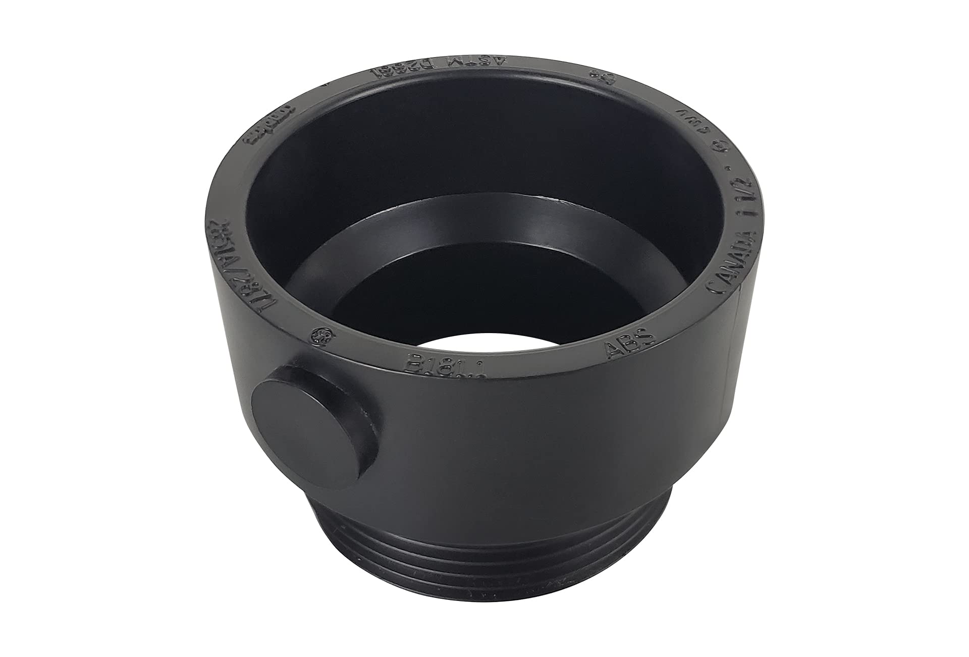 ICON 14877 ABS Fitting, Male Adapter, 1.5", Hub x MPT