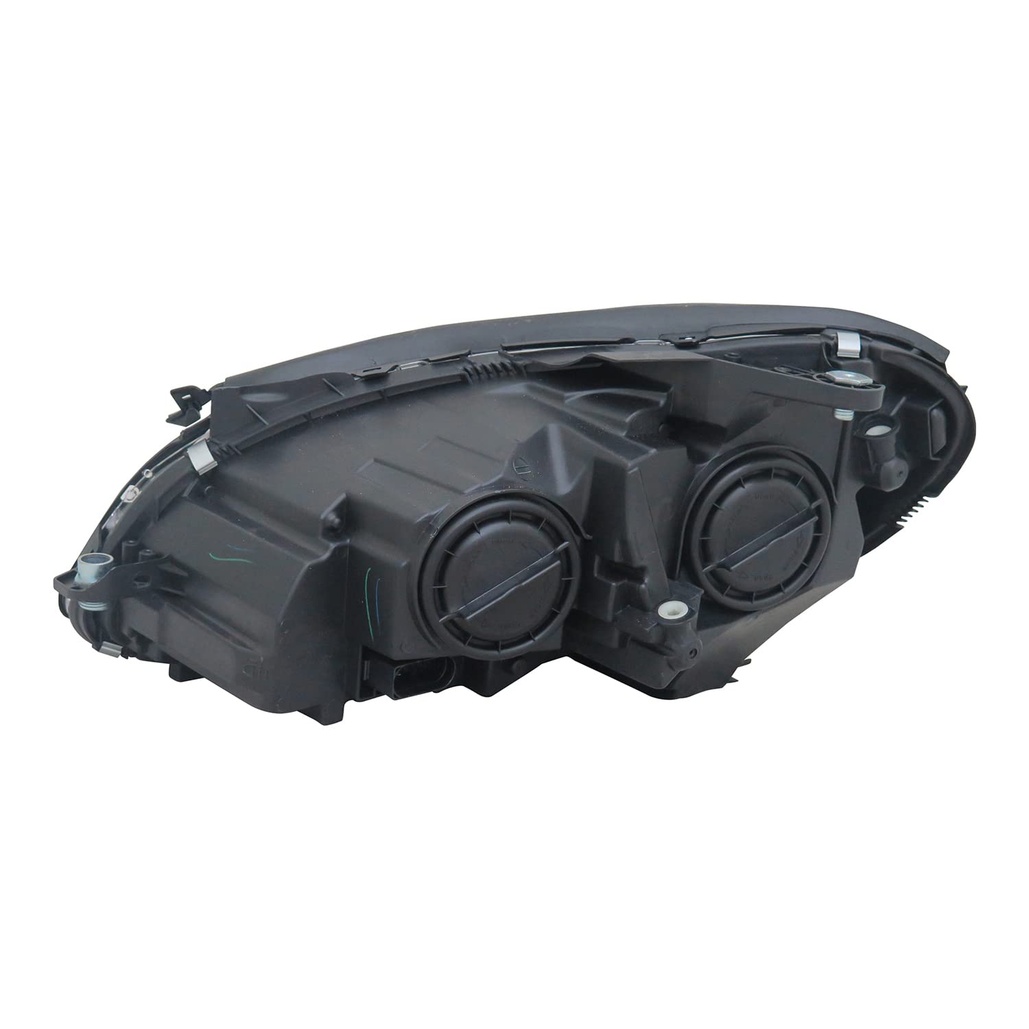 Right TYC Headlight Assembly Compatible with 2012-2014 Mercedes Benz C-Class
