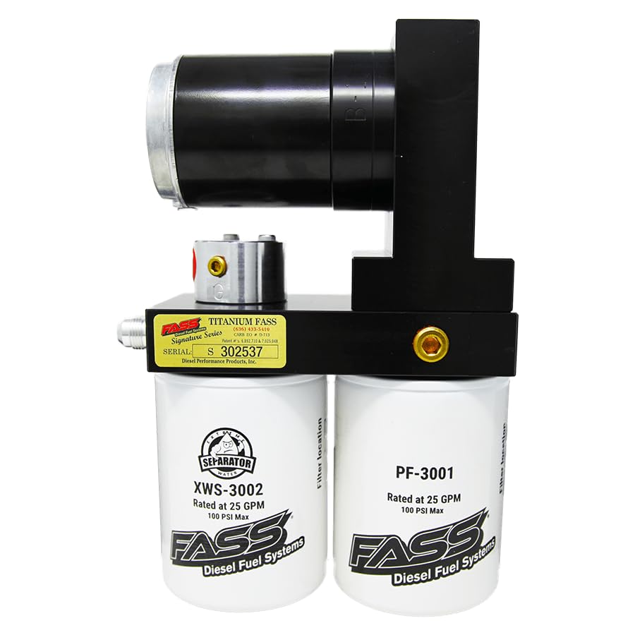 FASS Diesel Fuel System Titanium Signature Series 240GPH, (70-75 PSI), GM Duramax 6.6L 2020-2022, 900-1200hp, (TSC15290F240G)
