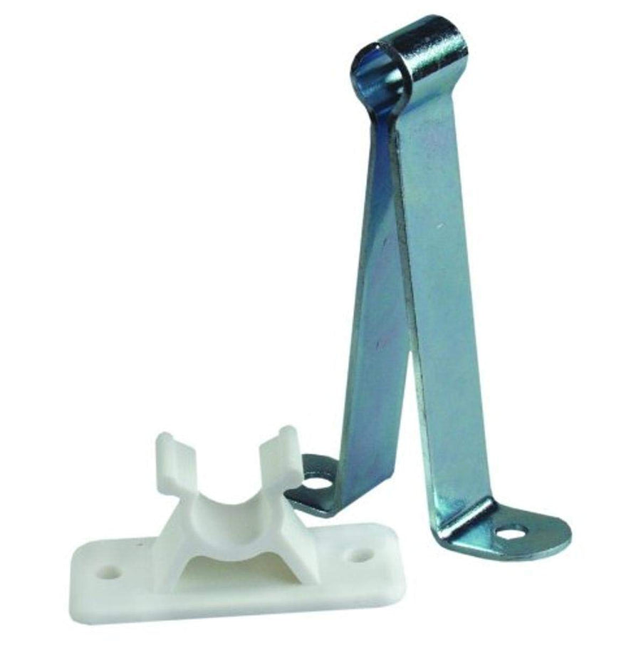 C-Clip Style JR Products 10545 Door Holder - 3", Metal/Plastic Combo