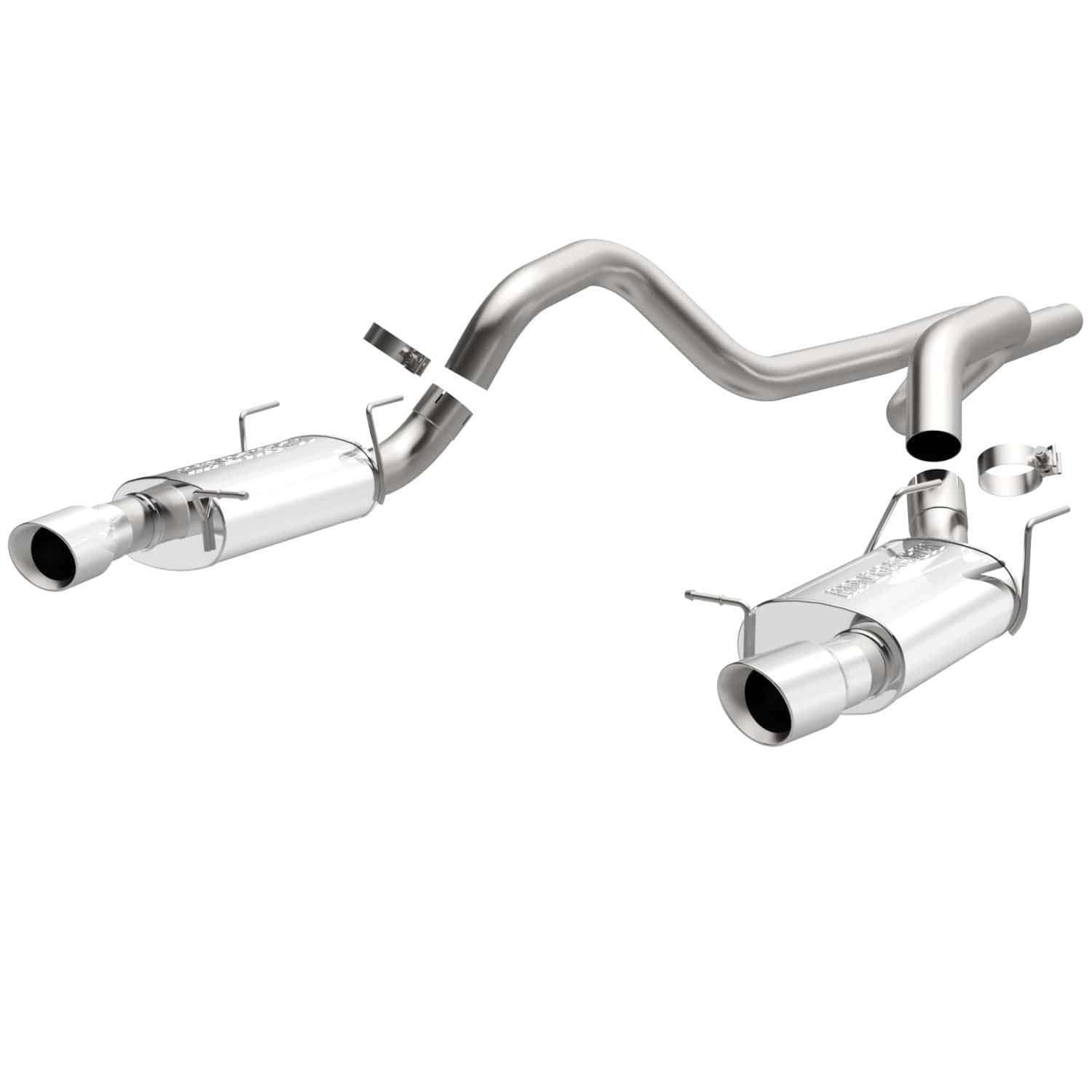 Large MagnaFlow Stainless Steel Performance Exhaust System Kit 15589