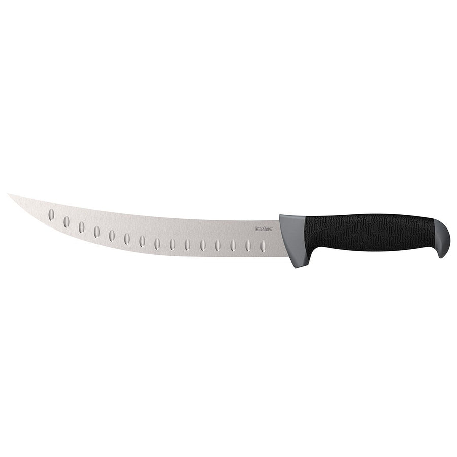 9” Kershaw Curved Fillet Knife, Black, 9 Inch Fixed Stainless Steel Blade, Trailing Point Blade Tip, Includes ABS Sheath, Fishing Fillet Knife for Large Salt and Fresh Water Fish