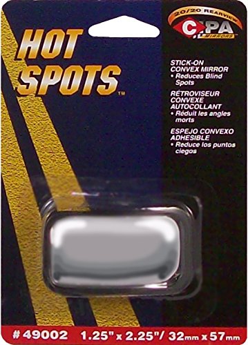 HotSpots CIPA 49002 1.25" x 2.25" Stick-On Convex Wedge