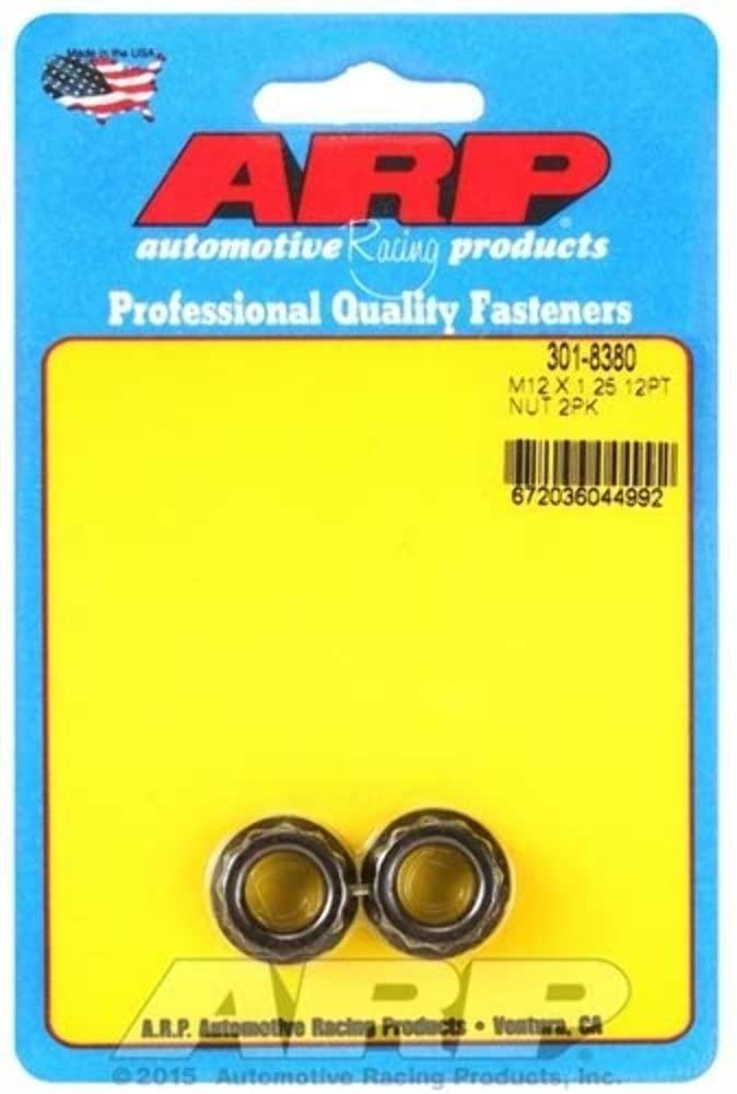 ARP Nut Kit 301-8380 (M12 X 1.25 (5/8 wr) 12pt nut)