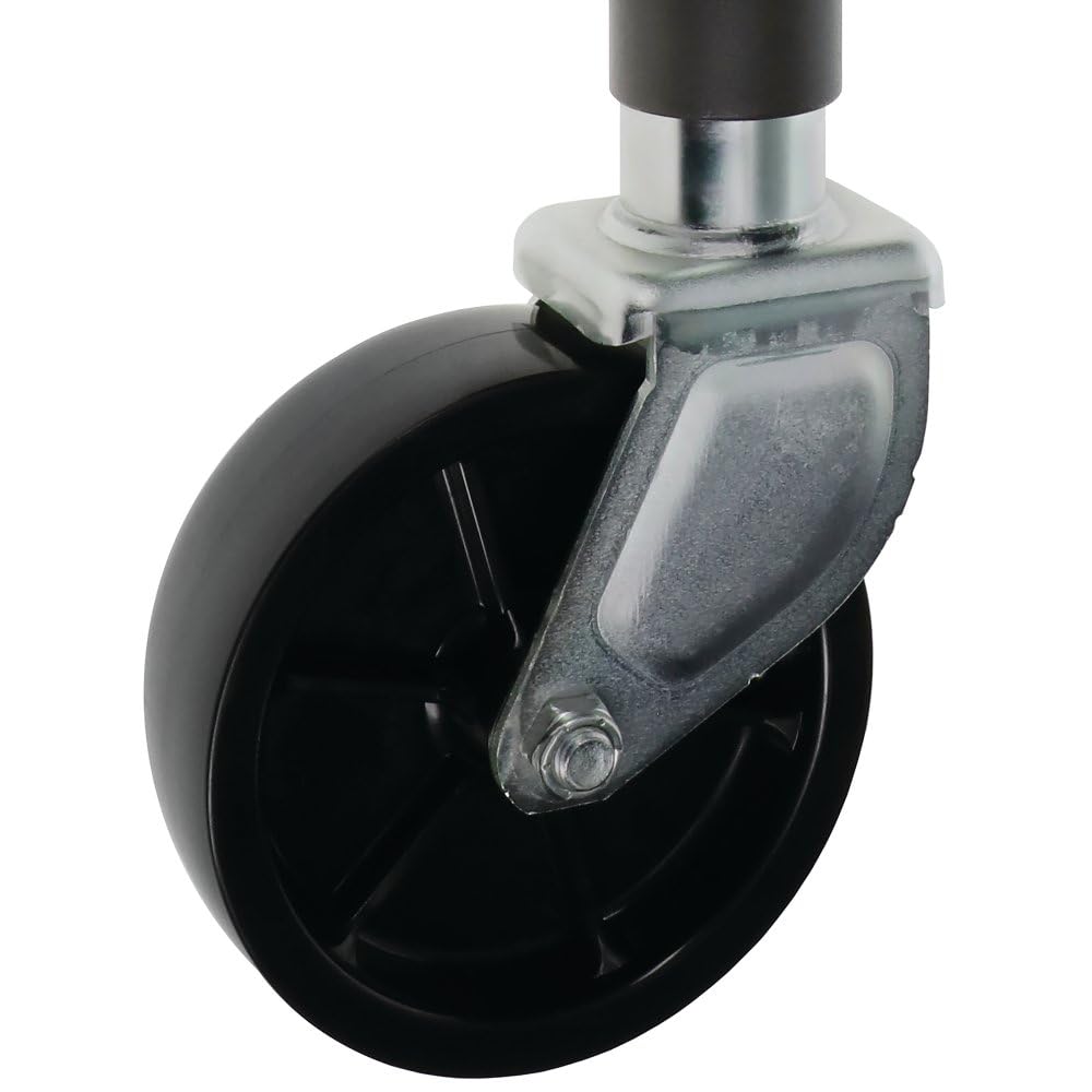 Round Bulldog 151444 Trailer Jack, Side Mount, 1,500 lbs. Lift Capacity, Sidewind, Bolt-On, 10 Inch Travel
