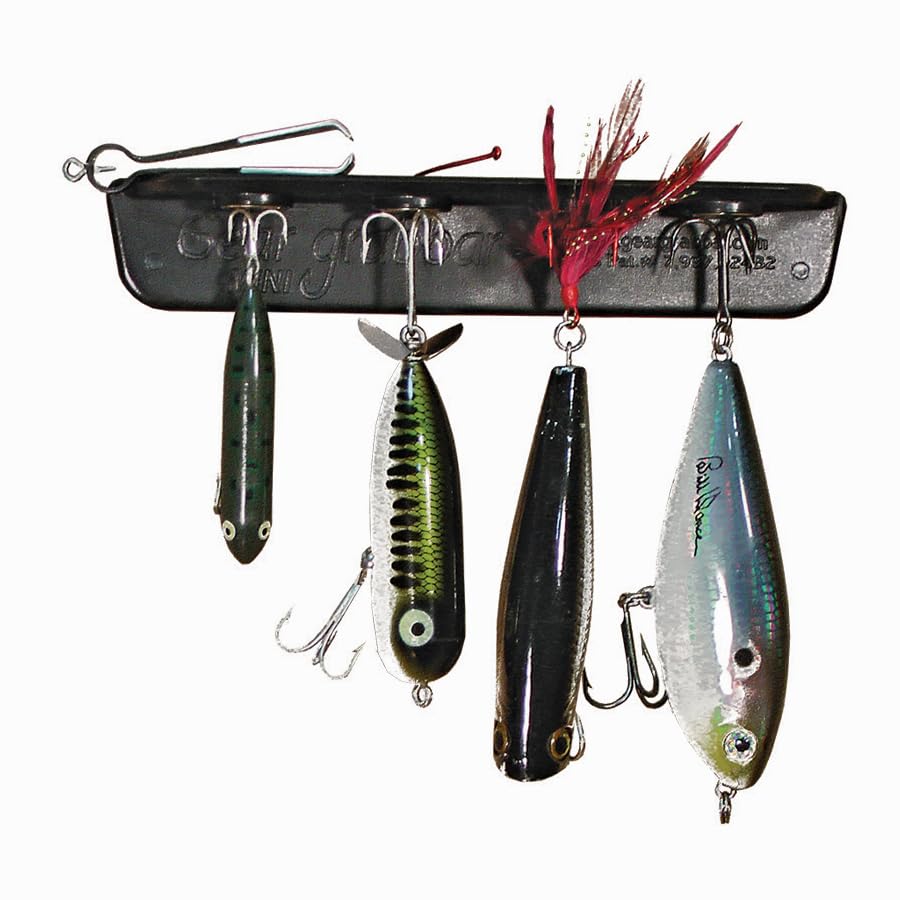 T-H Marine Mini Lure Holder Tackle Titan - Magnetic Lure and Accessory Organizer - Boat Tackle Management Rack Holds 4 Lures and Tools - Black