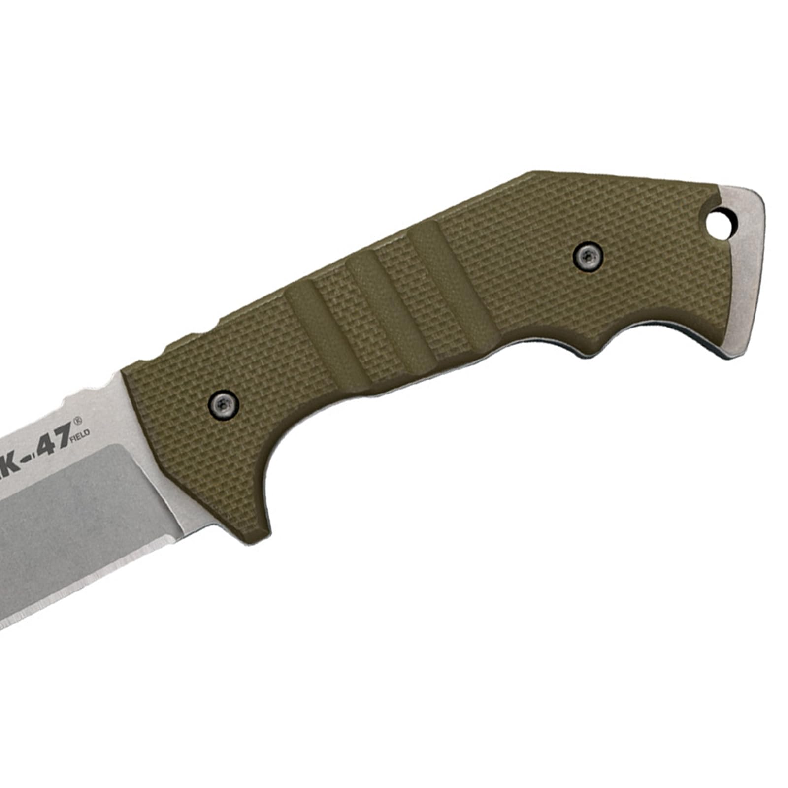 Cold Steel Field AK-47 5.5" CPM 3V Razor-Sharp Clip Point Blade 4.875" G-10 Handle Tactical Fixed Blade Knife w/Secure-Ex Sheath