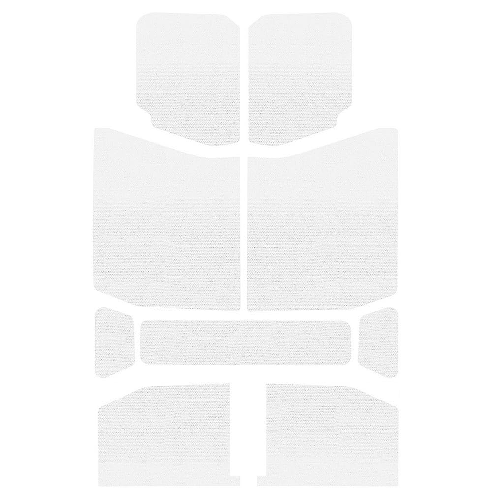 Boom Mat Design Engineering 050170 White Sound Deadening Headliner Compatible with 4-Door Jeep Wrangler JL (2018-up)