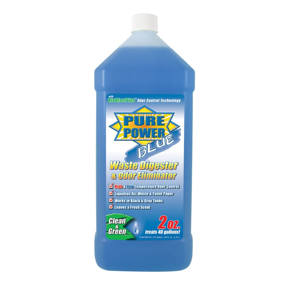 Valterra 'Pure Power Blue' V23003 Waste Digester and Odor Eliminator - 64 oz. Bottle
