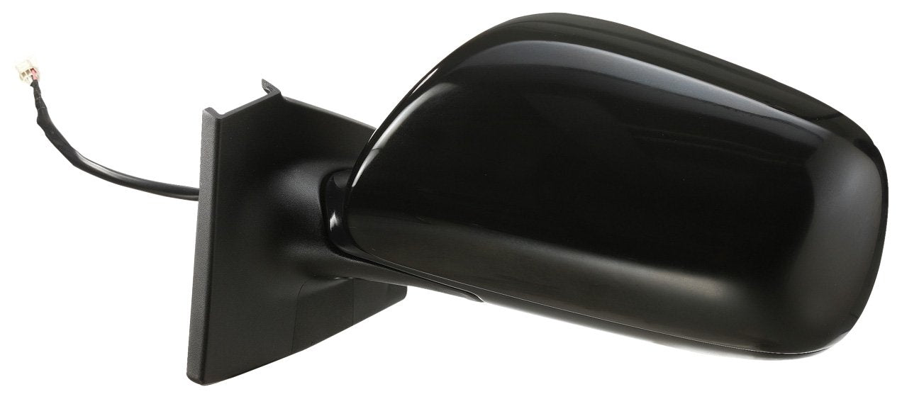 Fit System Mirror Driver Side for Toyota Yaris Hatchback, Black, Foldaway, Power