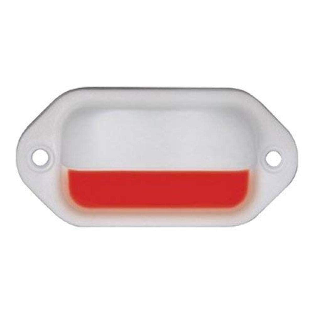 LED Companion Way Light T-H Marine - Waterproof Accent Lighting for Boats & Outdoor Areas - Bright 15 Lumens with Low Power Draw - Versatile Surface Mount Installation - White Housing, Red LEDs
