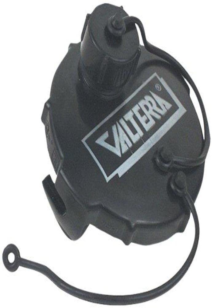 Waste Valve Cap Valterra T1020-1 - 3" with Capped 3/4" GHT, Black