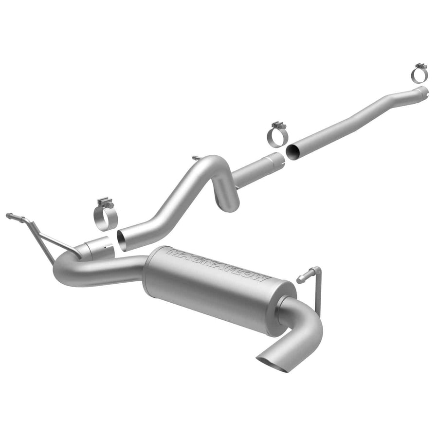 Performance Exhaust System MangaFlow 15117: Cat-Back, Competition Series, For 2012-2017 Jeep Wrangler, For 2018 Jeep Wrangler JK