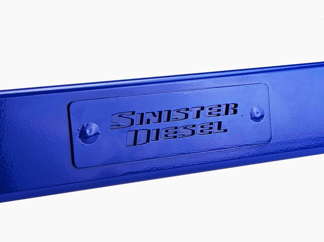 Steering Box Support Sinister Diesel for 2010-2012 Dodge Cummins 6.7L (Blue)