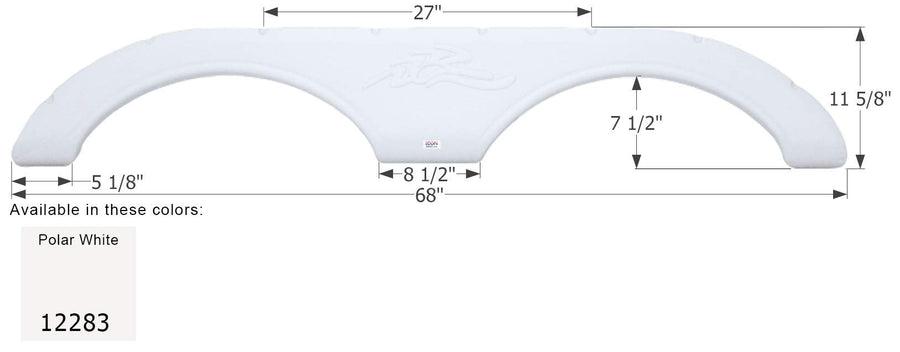 Fender Skirt ICON, Tandem, Heartland, FS2283, Polar White