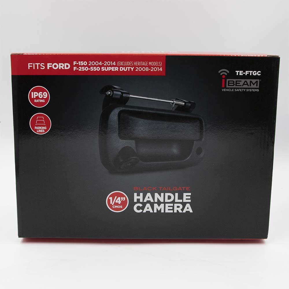 iBeam Factory Replacement TE-FTGC Tailgate Handle Camera Made for 2004-14 Ford F150/F250/F550